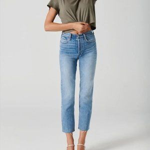 Aritzia Denim Forum Arlo High Rise Straight 28L
